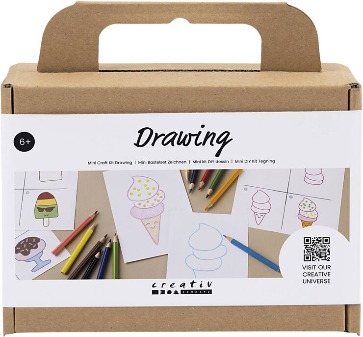 Creativ Company Mini DIY Kit Tegning, Søde sager