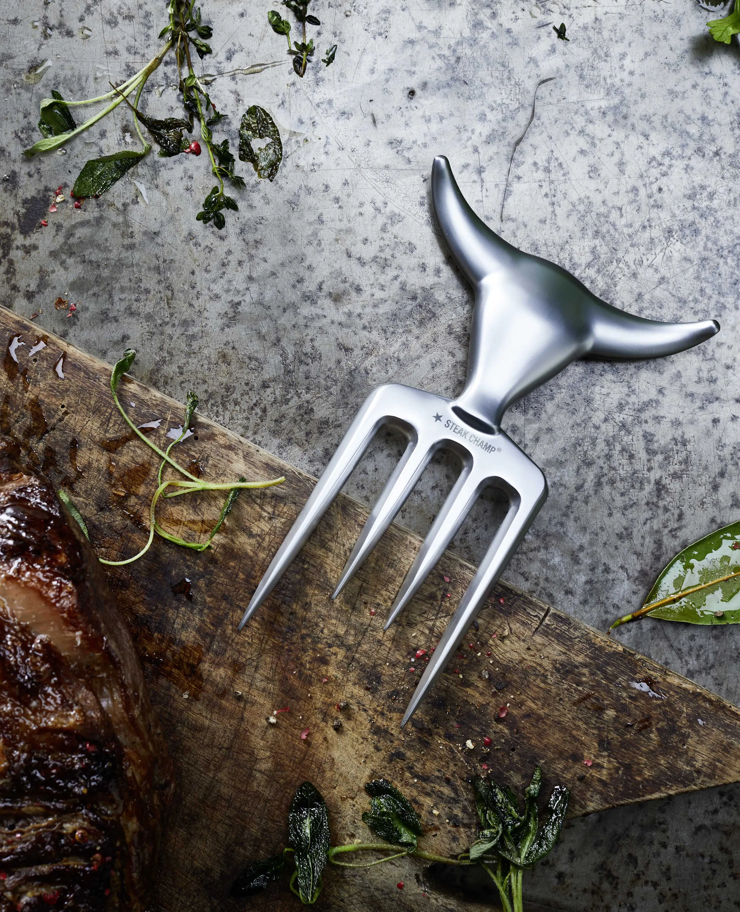 Steak Champ Bull Fork Stegegaffel