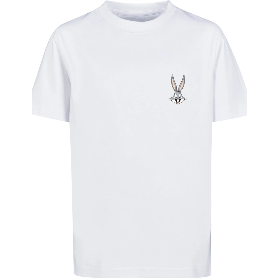 F4NT4STIC T-Shirt Looney Tunes Bugs Bunny Breast Print weiß