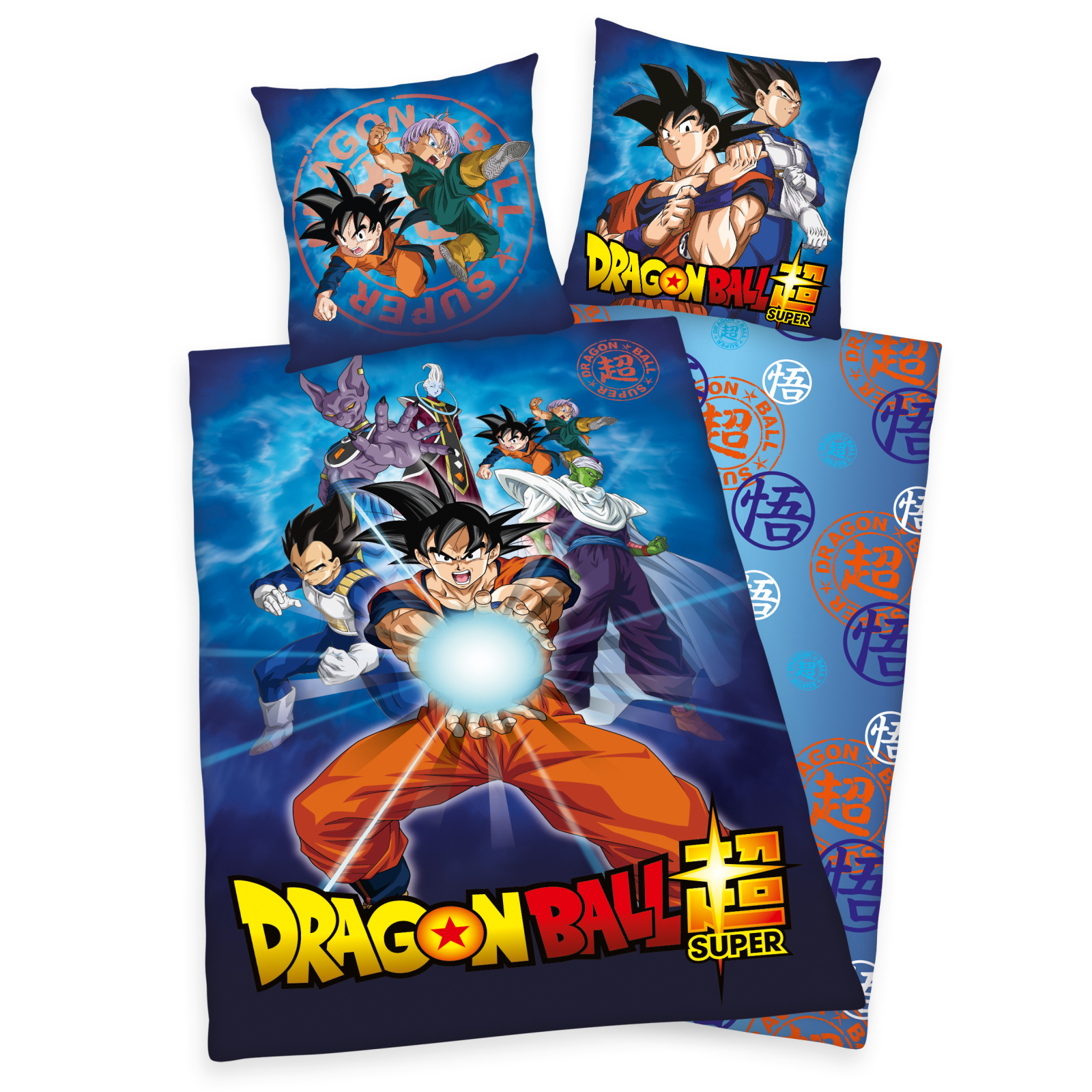 Renforcé-Bettwäsche DRAGON BALL SUPER - 135x200 cm