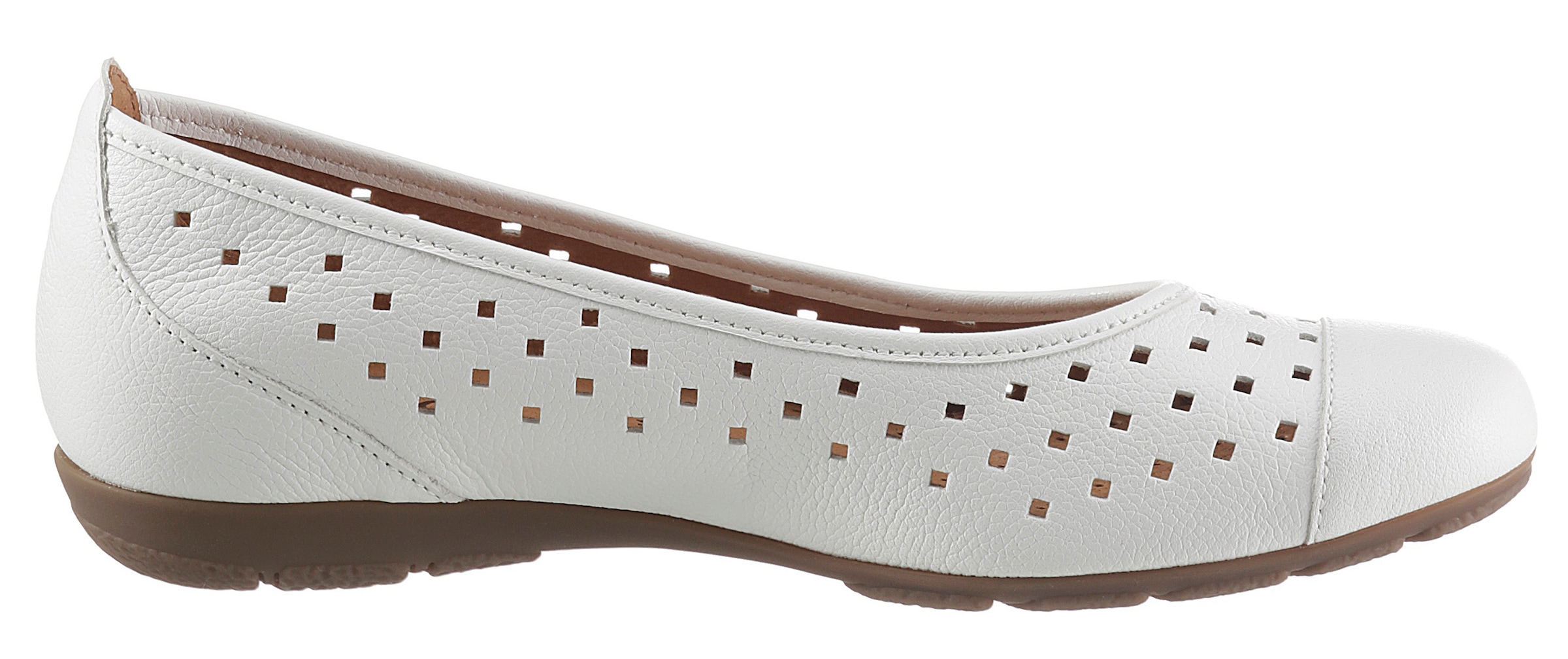 Gabor Ballerina  Slipper, Freizeitschuh, Halbschuh mit luftigem Lochmuster