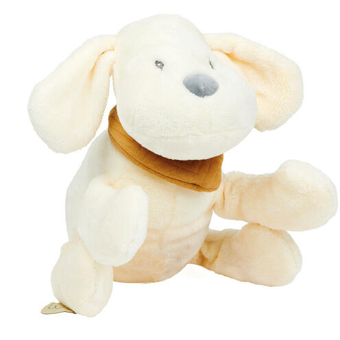 Peluche chien vanille CHARLIE - NATTOU