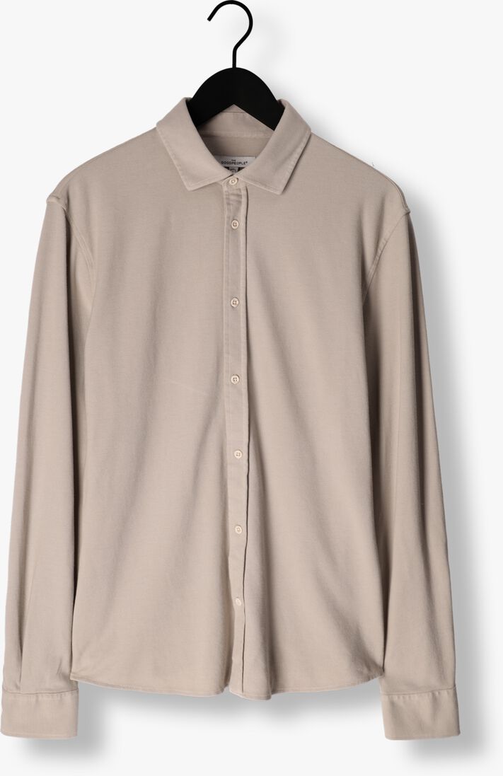 THE GOODPEOPLE grijze the goodpeople casual overhemd strong