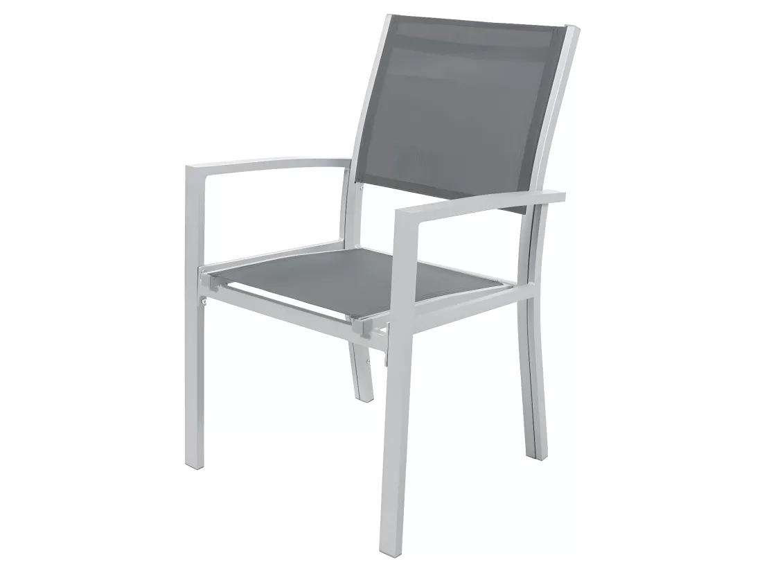 Fauteuil jardin Alu/Textilène 
