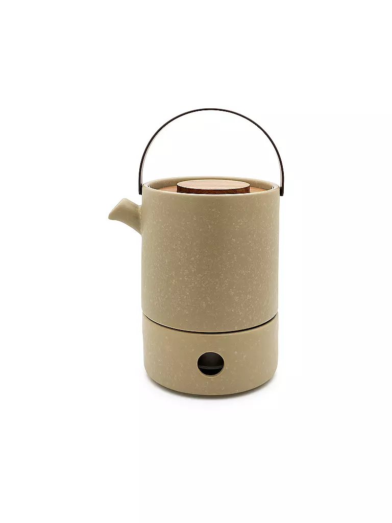 BREDEMEIJER Tee Set UMEA 1,2l Lehmgrau/Bamg. camel