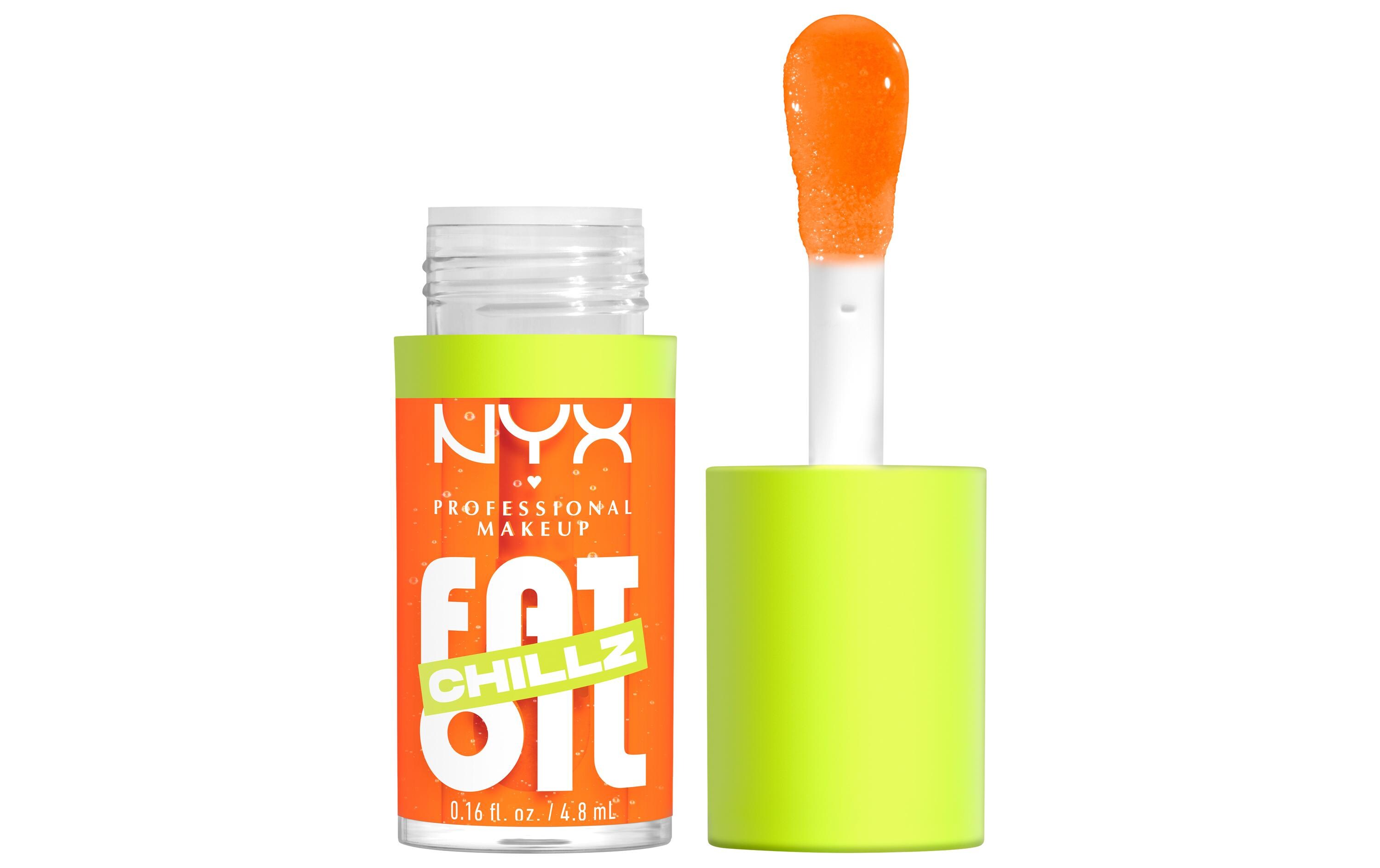 Lip Gloss Fat Oil Chillz Citrus ChillerVeganer Lip Gloss für 12 Stunden volle und gepflegte Lippen