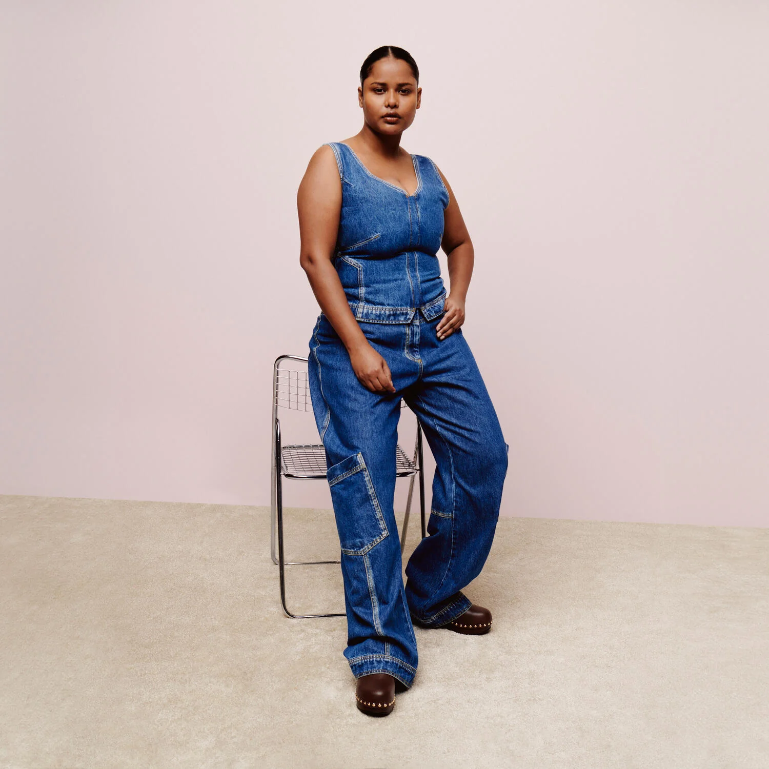 Stine Goya  Dion baggy jeans - Trompe L'oeil