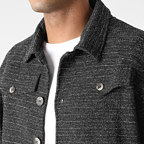 Ensemble Veste Et Pantalon Noir Chiné