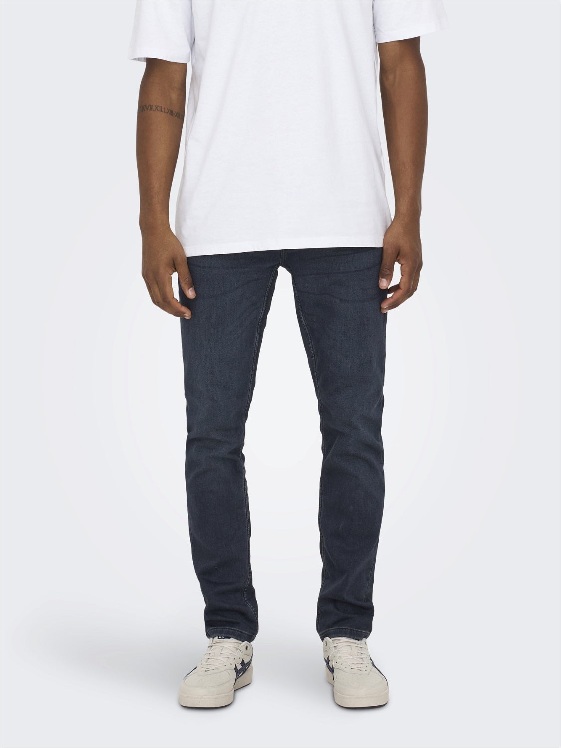 ONSLOOM Mid Rise Slim Fit Jeans Blue Denim