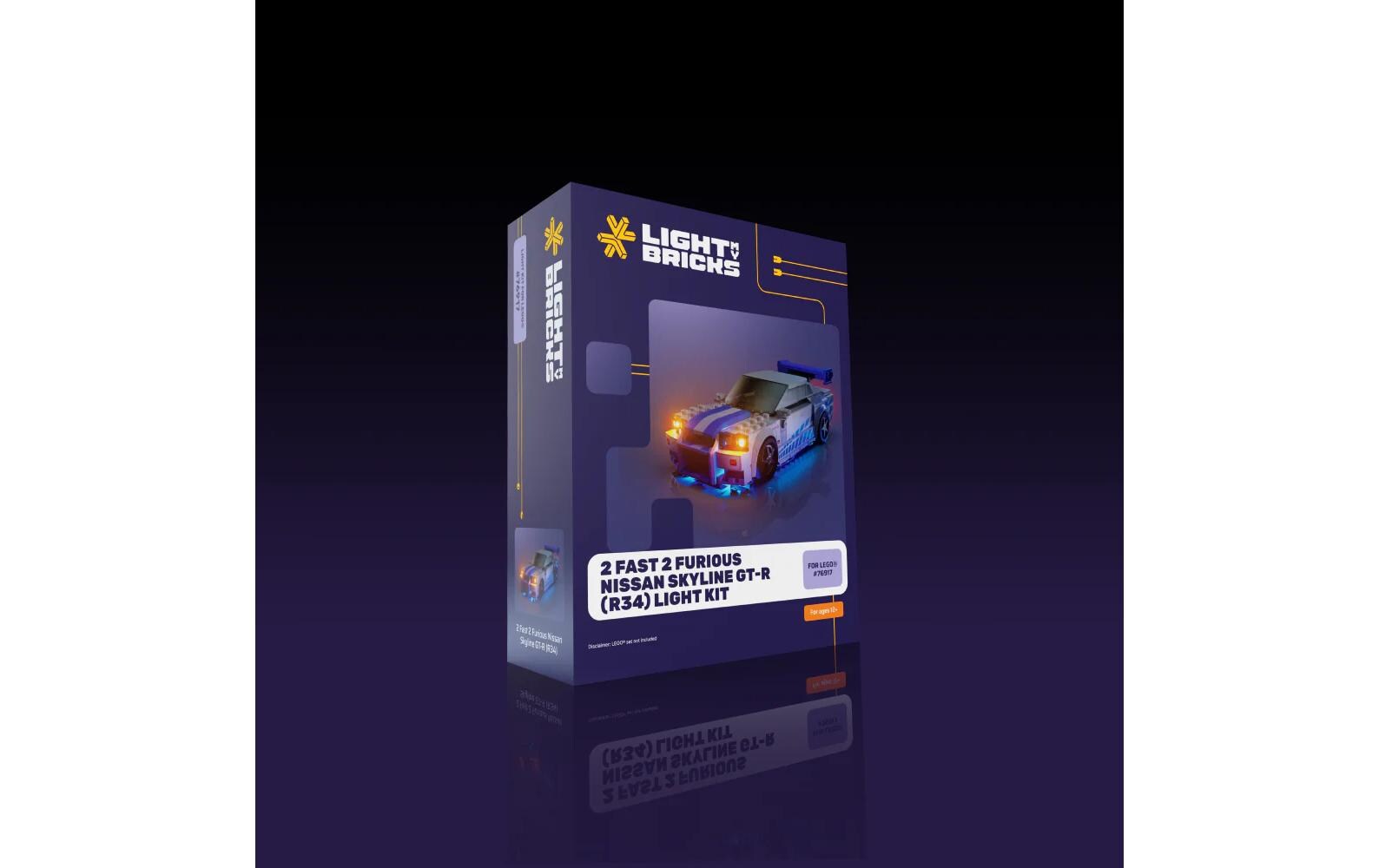 LED-Licht-Set für LEGO® Nissan Skyline 76917Light-Kit