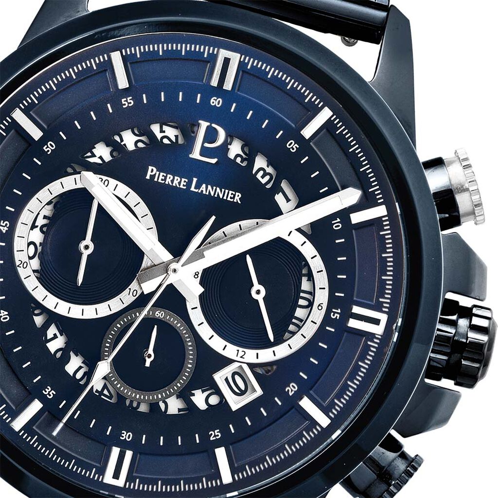 Montre Pierre Lannier Sentinelle Bleu