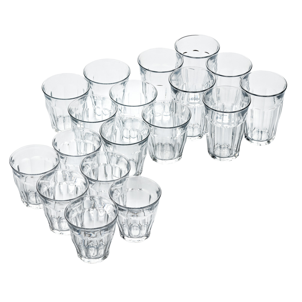 Le Picardie® - Set mixte 18 verres 25cl, 31cl, 36cl