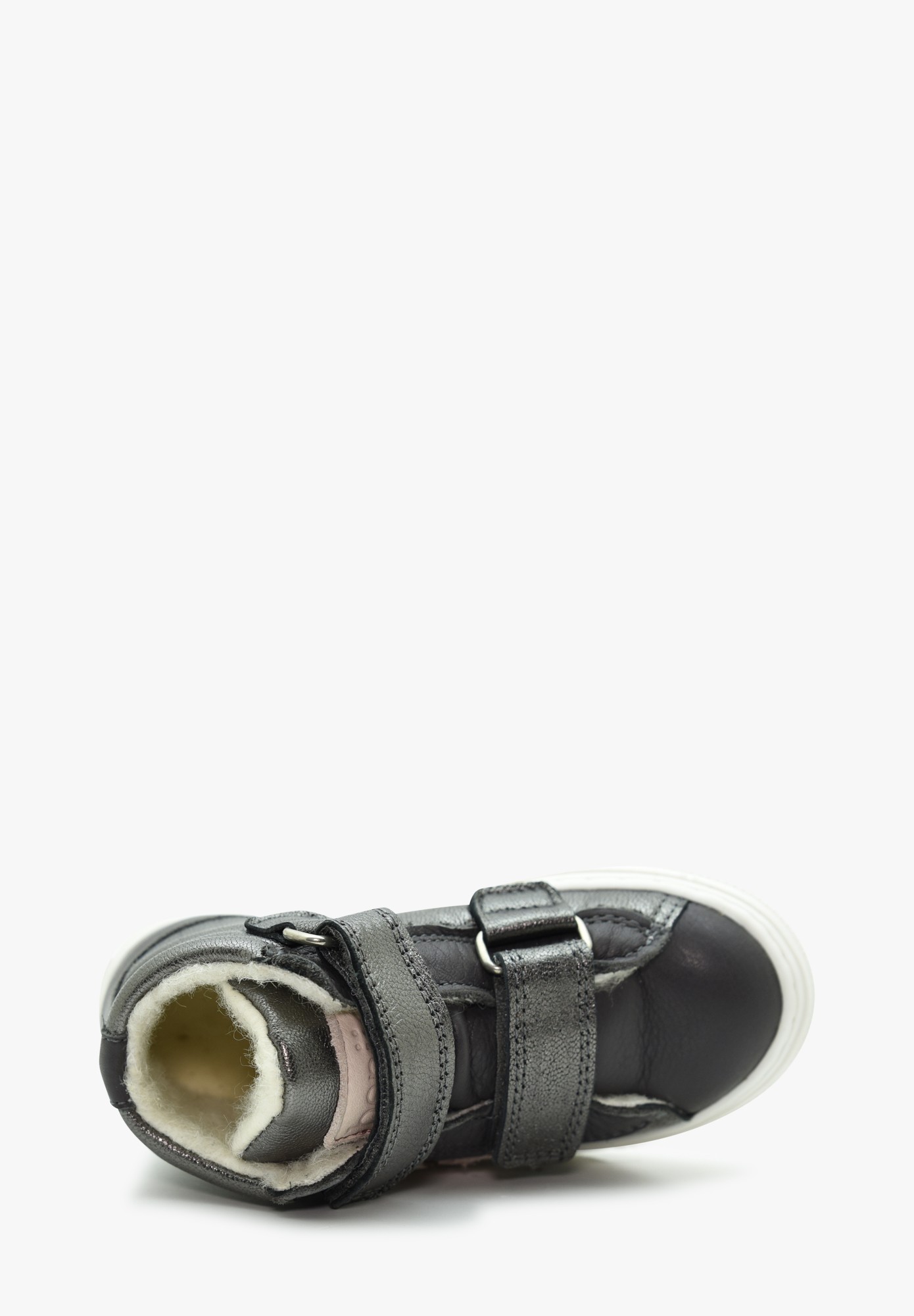 Cologny velcro TEX Wollfutter Kleinkinder Anthrazit