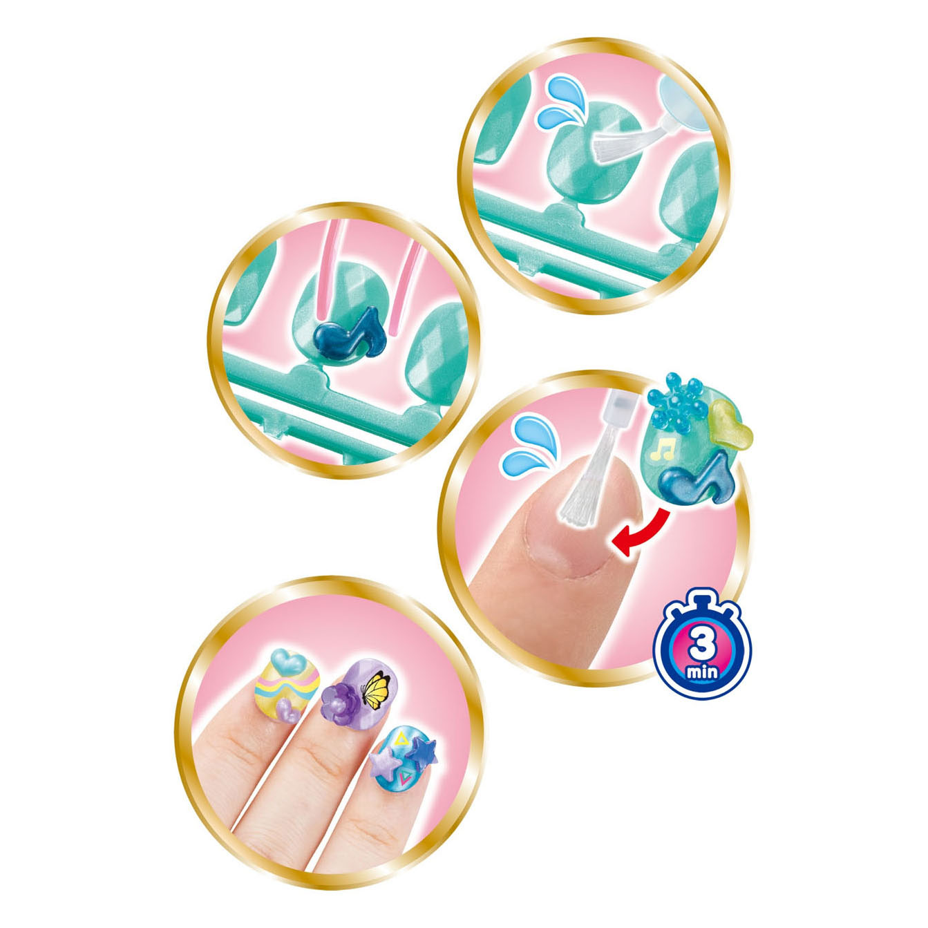 Aquabeads Dreamy Nagels Navulling