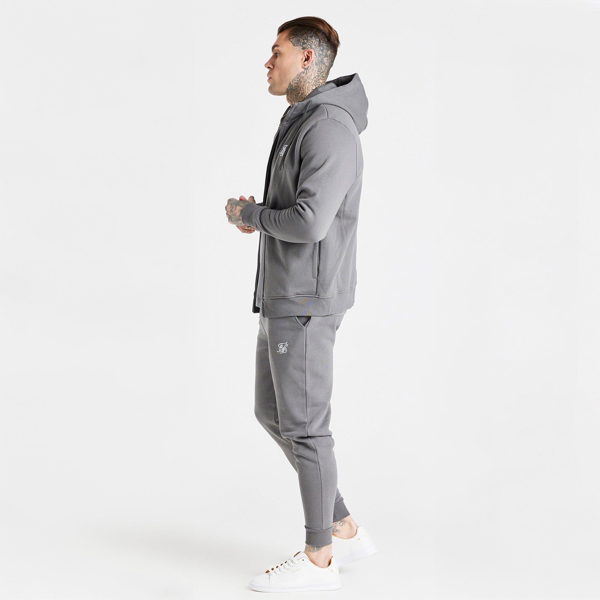 SikSilk Full Zip Hoodie Mens