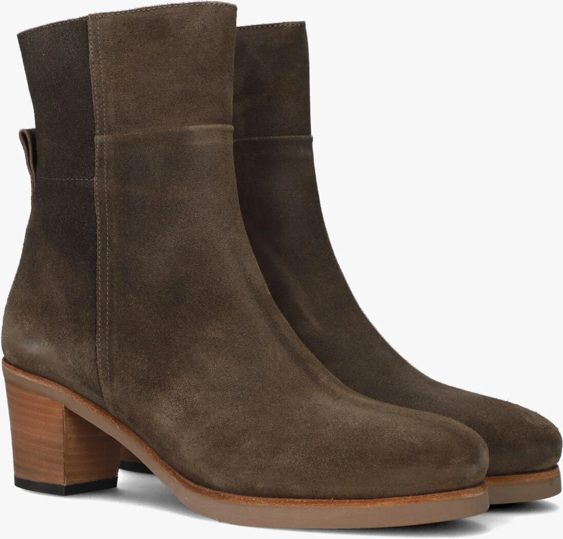 SHABBIES taupe shabbies enkellaarsjes lieve g ankle boot