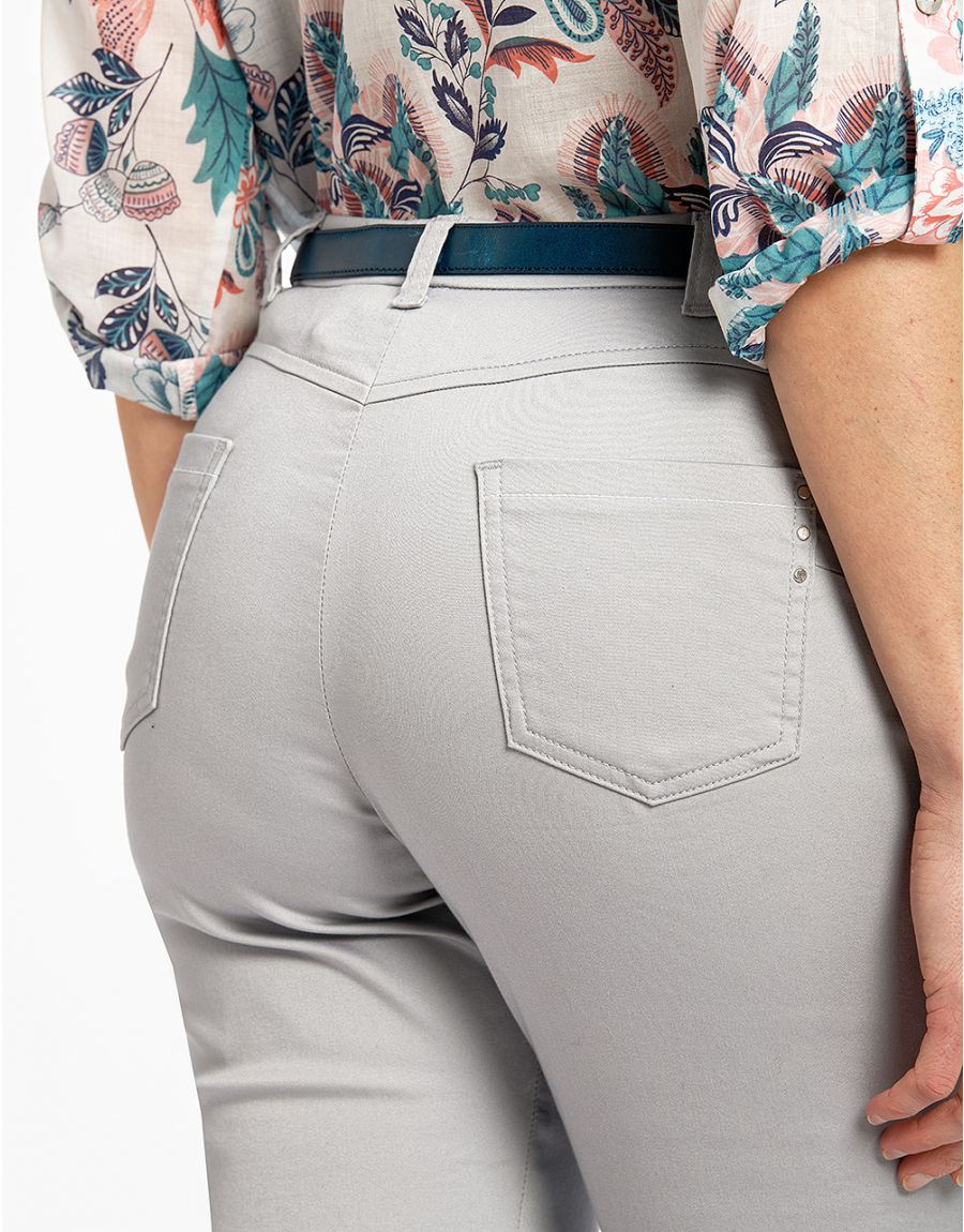 Corsaire stretch gris