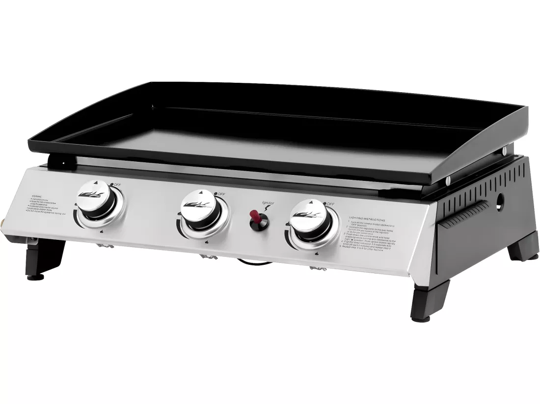 Plancha gaz 3 brûleurs 