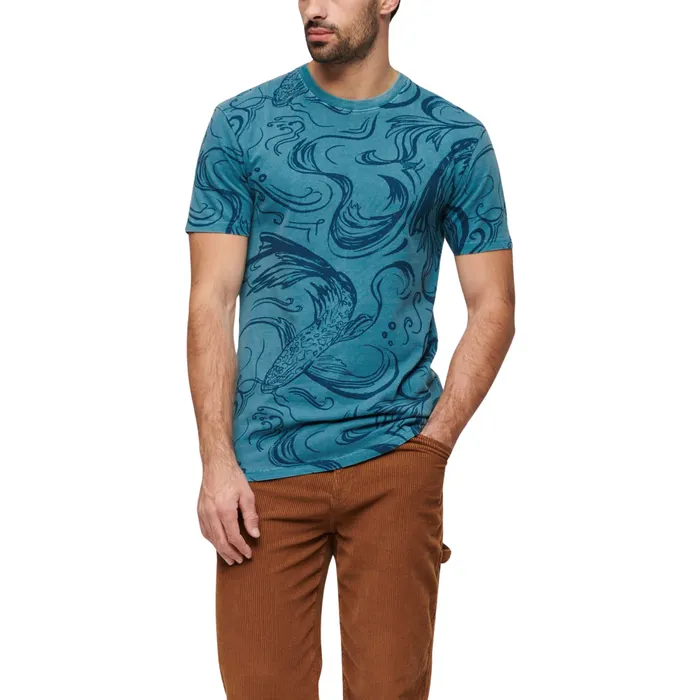 Superdry Vintage Overdye Printed Shirt Heren