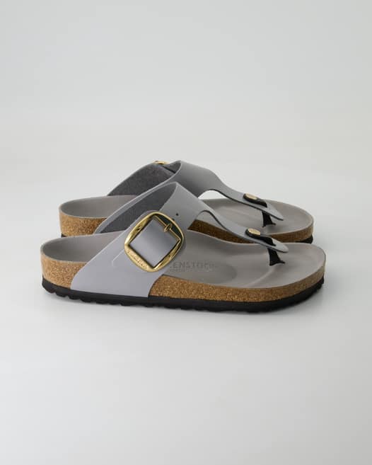 Birkenstock Gizeh Big Buckle Zehentrenner in Grau