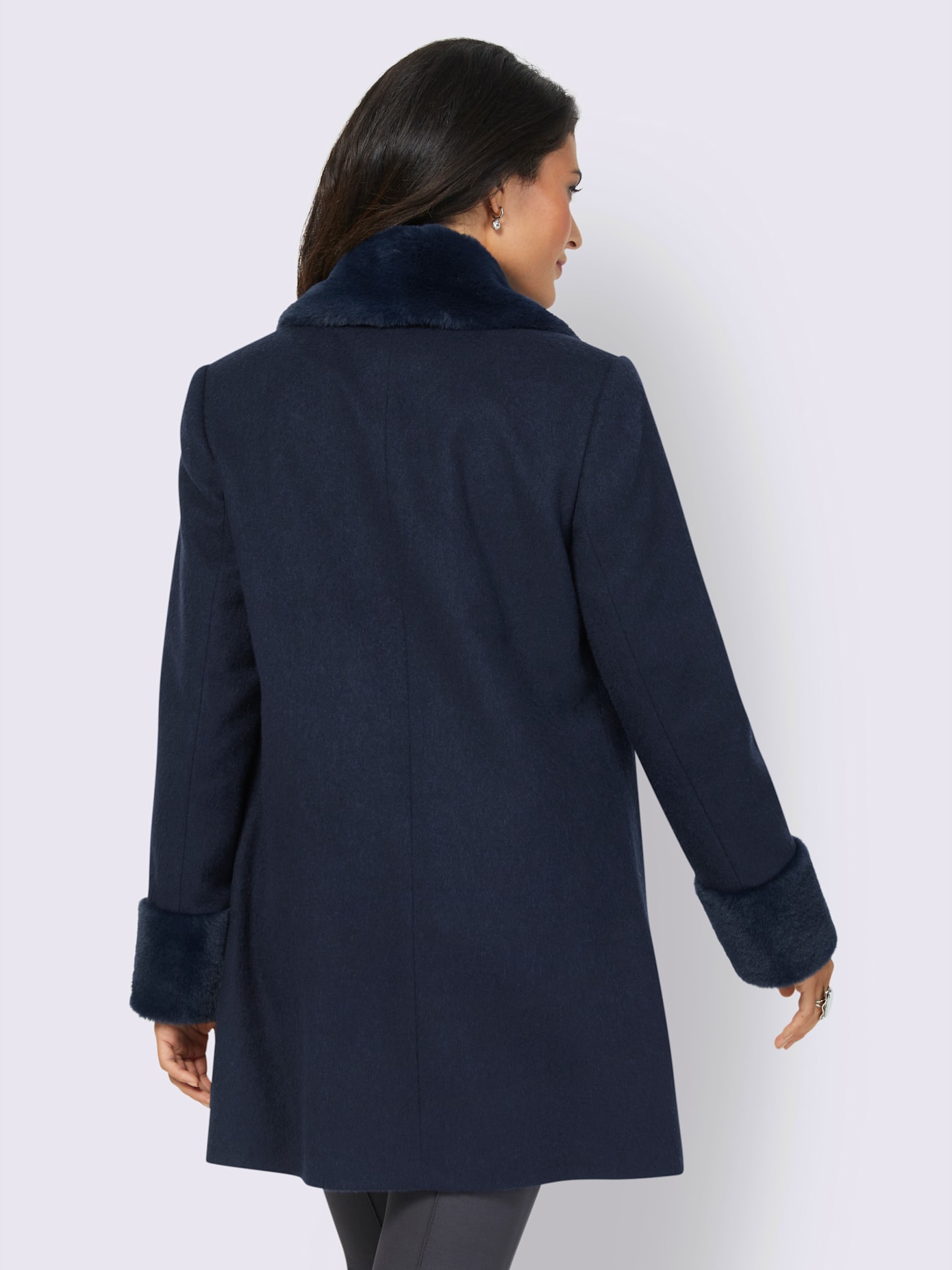 Veste longue 20% laine