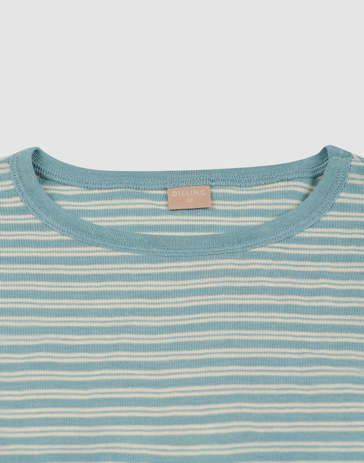 Shirt met ruches van merinowol/zijde voor dames