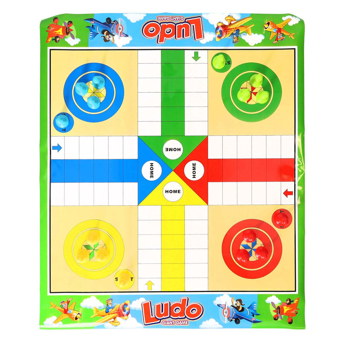 Snakes & Ludo Bordspel Dubbelzijdig