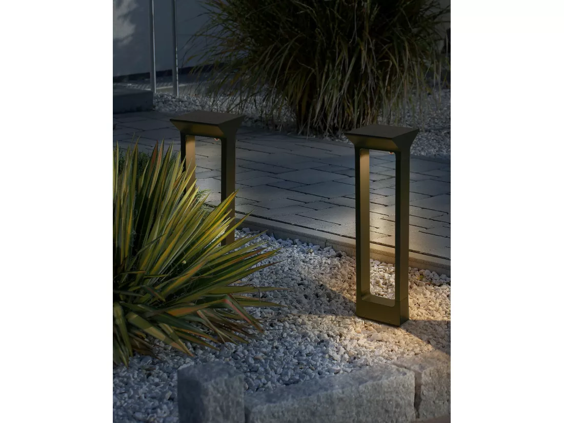 Borne solaire extérieure LED MALDEN Noir