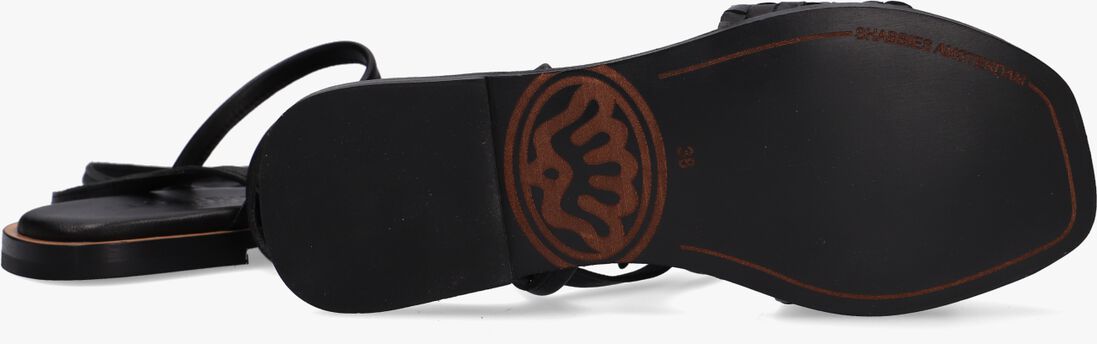 SHABBIES zwarte shabbies sandalen 170020172