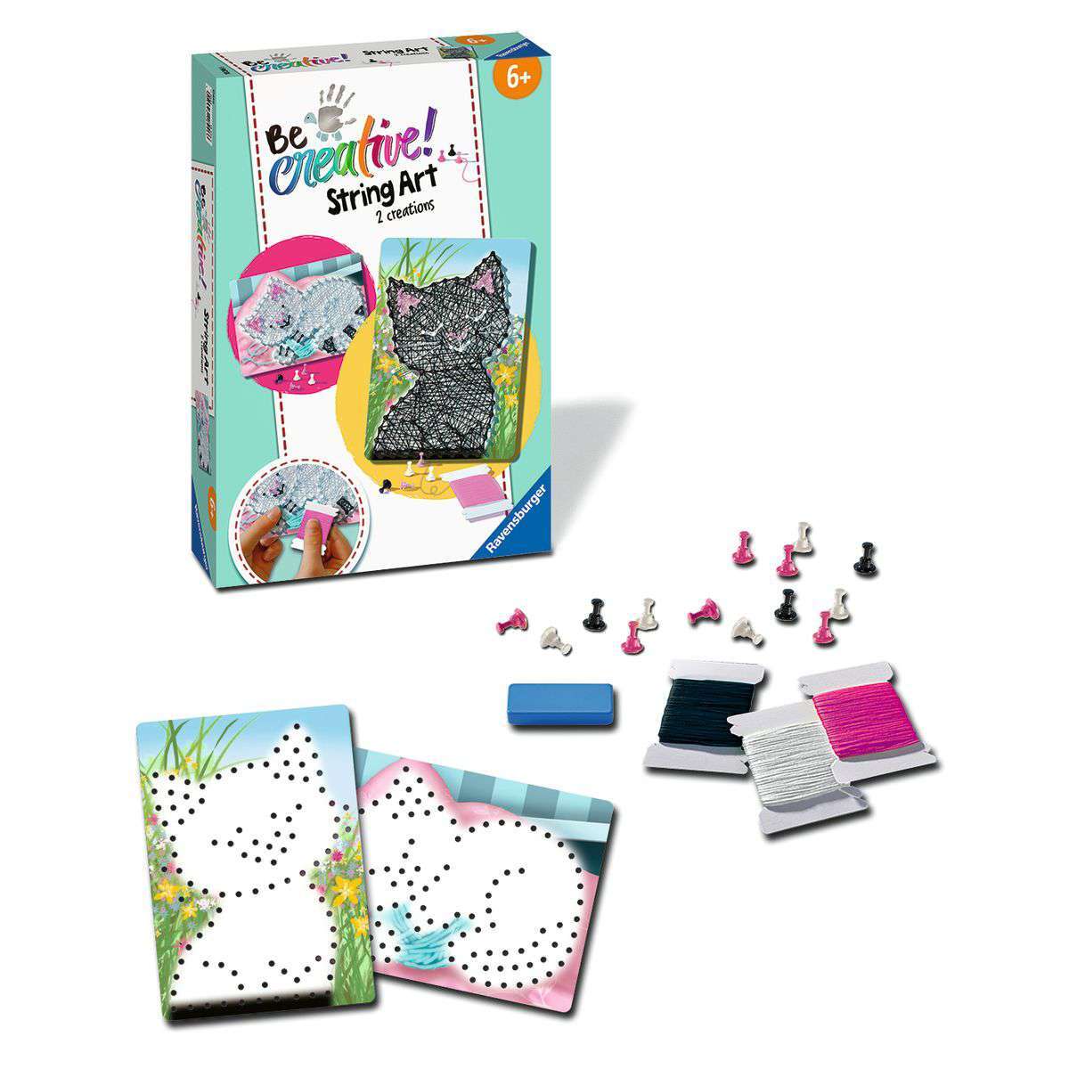Ravensburger Spiel String Art Katzen