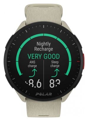 Montre GPS Polar Pacer Blanc Cloud