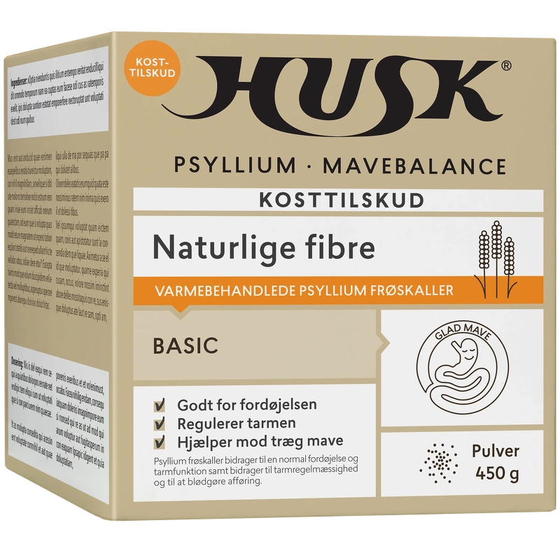 HUSK Psyllium Mavebalance Pulver 450 gr.