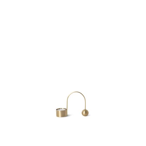 ferm LIVING Balance Fyrfadsstage, Messing
