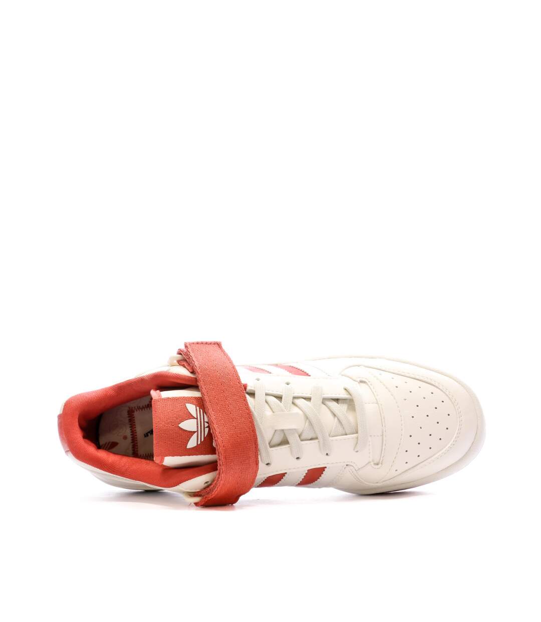 Baskets Rouge/Écru Homme Adidas Forum Low