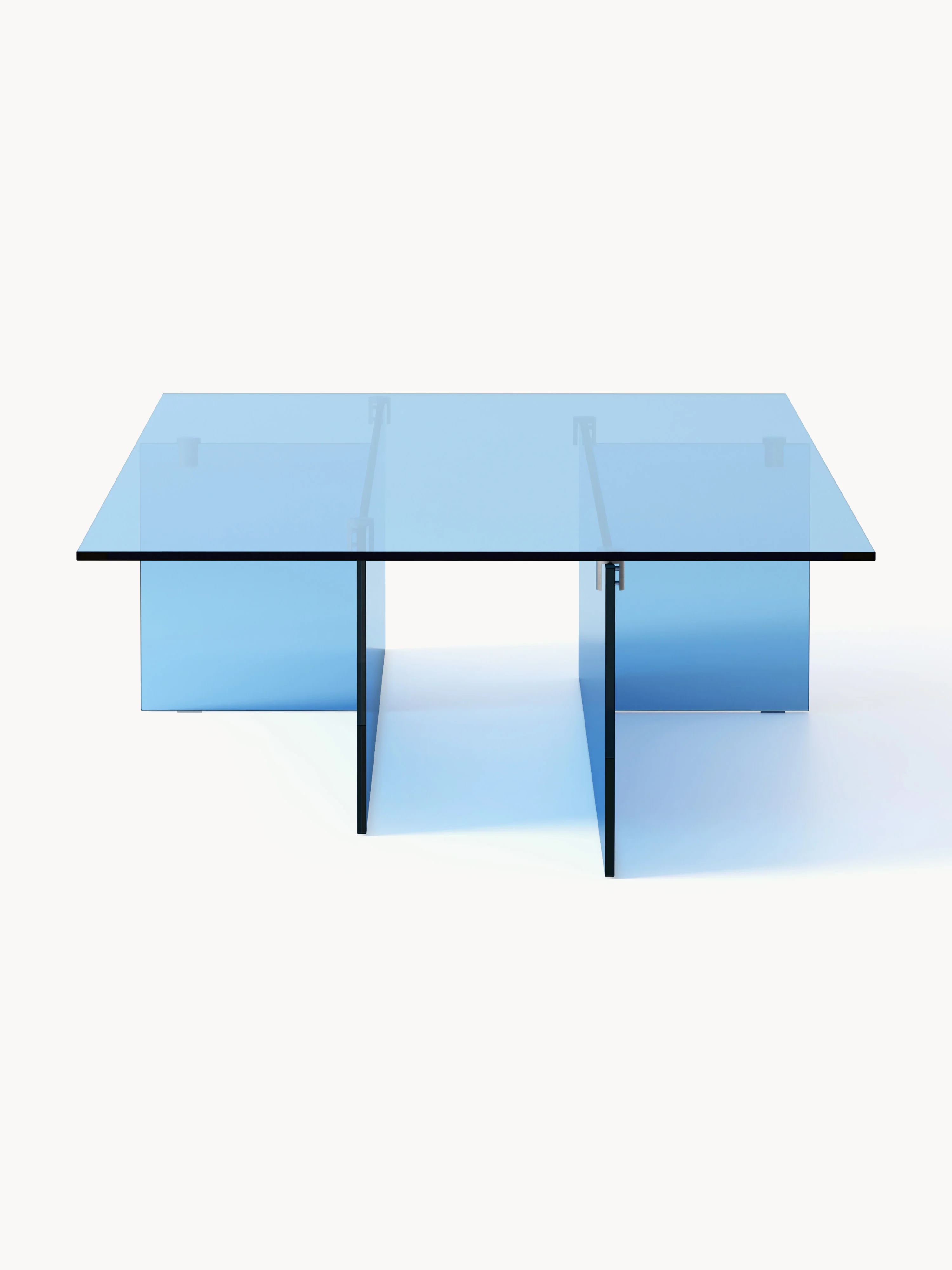 Grote glazen salontafel Anouk, B 160 cm