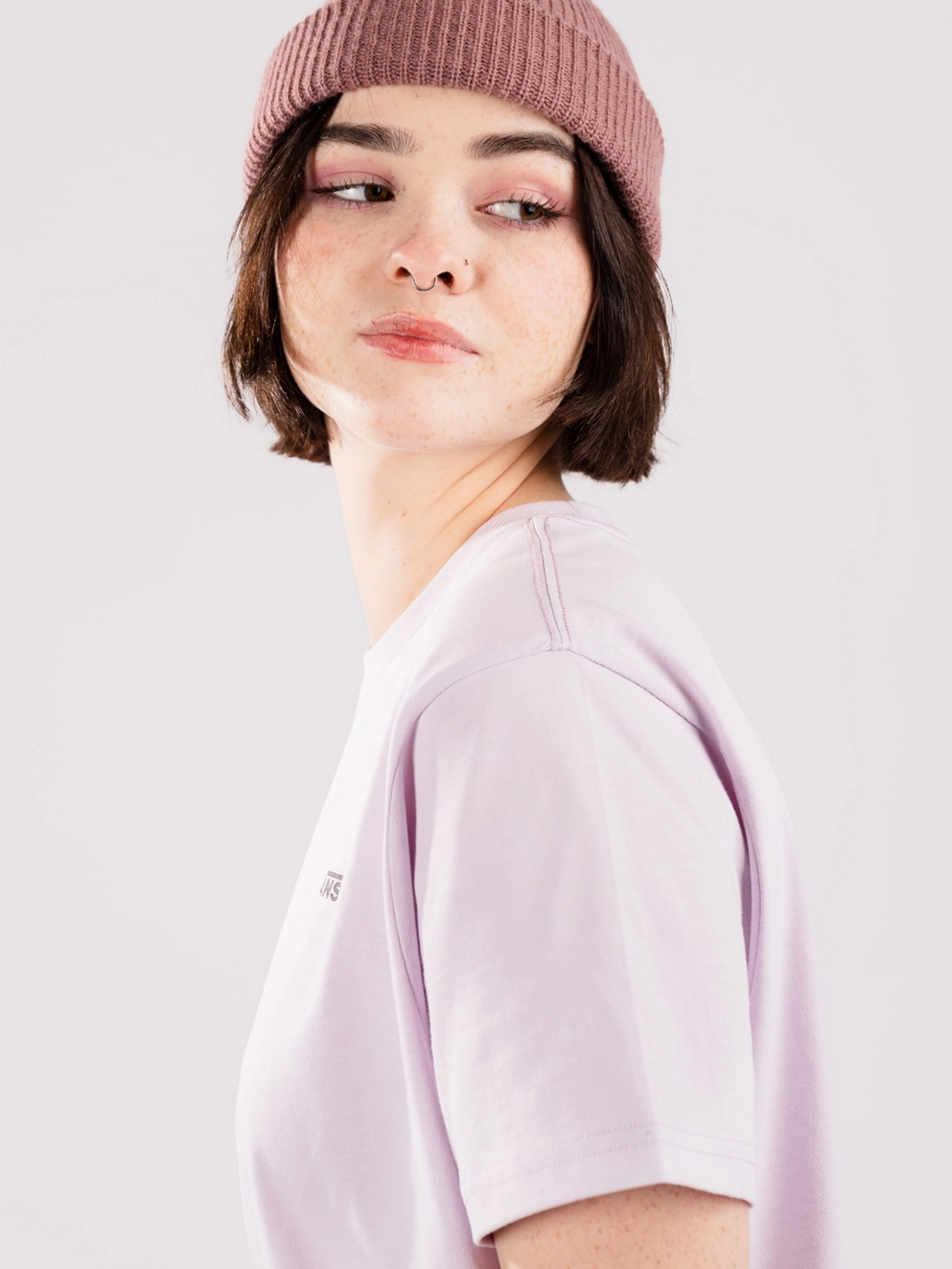 Vans Left Chest Logo T-Shirt lavender fog
