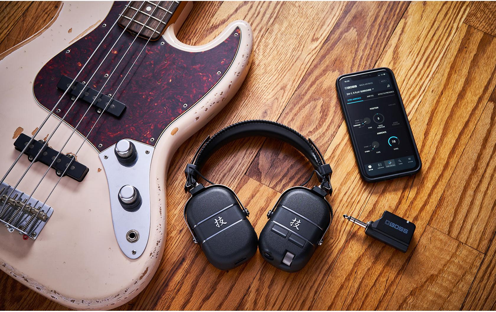 WAZA-AIR BASS<br>Ein immersives neues Sound- und Übungserlebnis für Bassisten