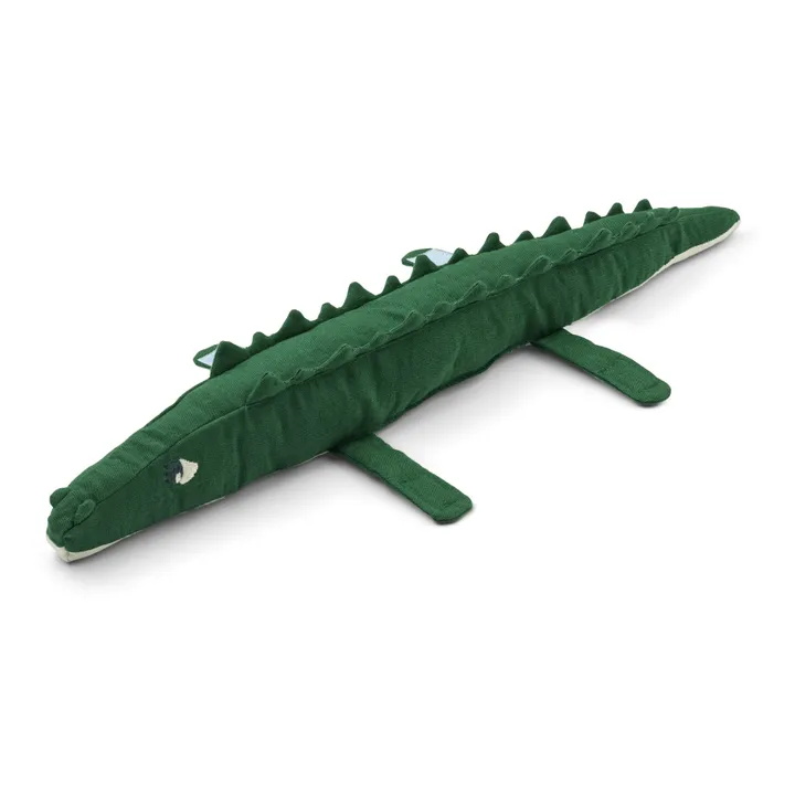 Liewood Peluche velcro Magne en coton bio | Vert foncé