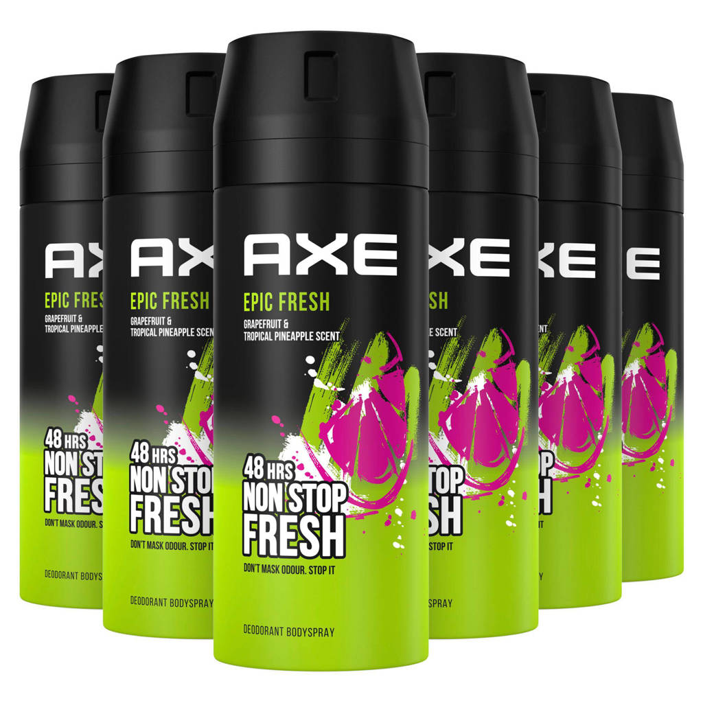 Epic Fresh deodorant bodyspray - 6 x 150 ml