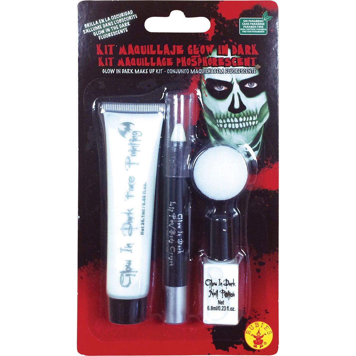 Kit de maquillage phosphorescent