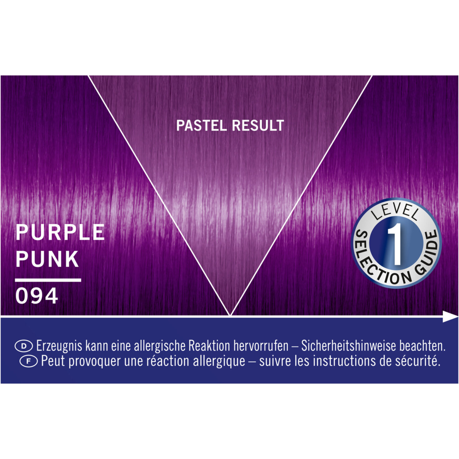 Schwarzkopf LIVE Ultra Brights or Pastel Semi-Permanente Coloration 094 Purple Punk