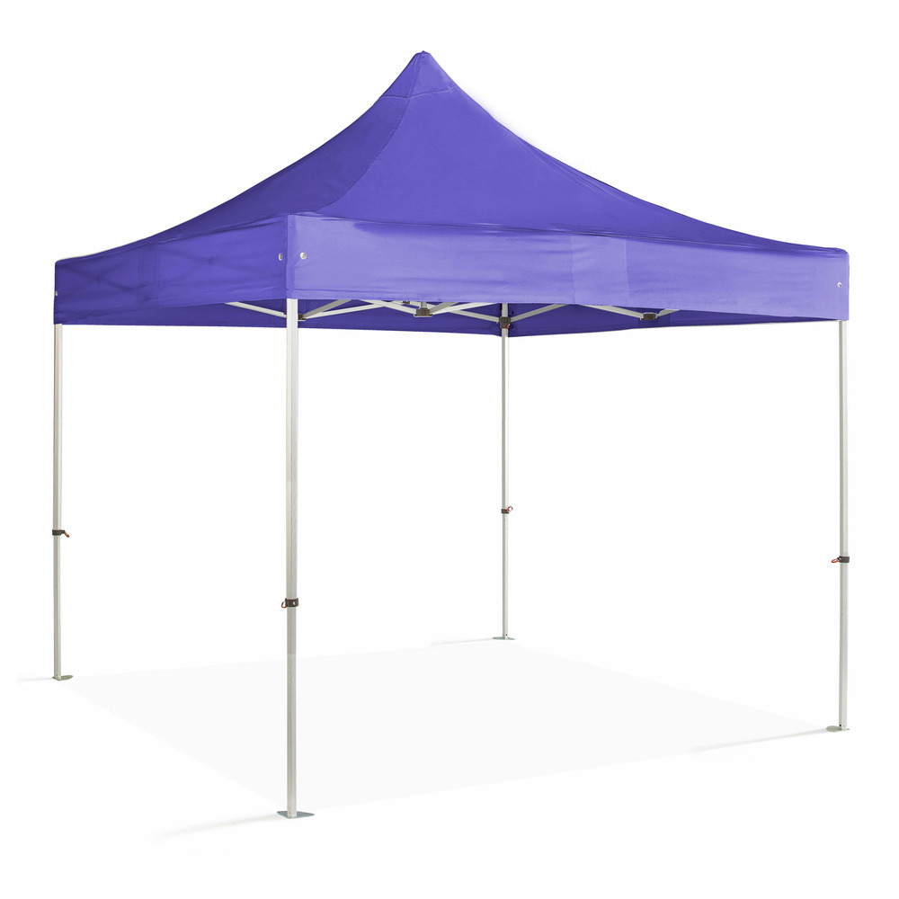 Tente pliante en aluminium 3x3m bleu