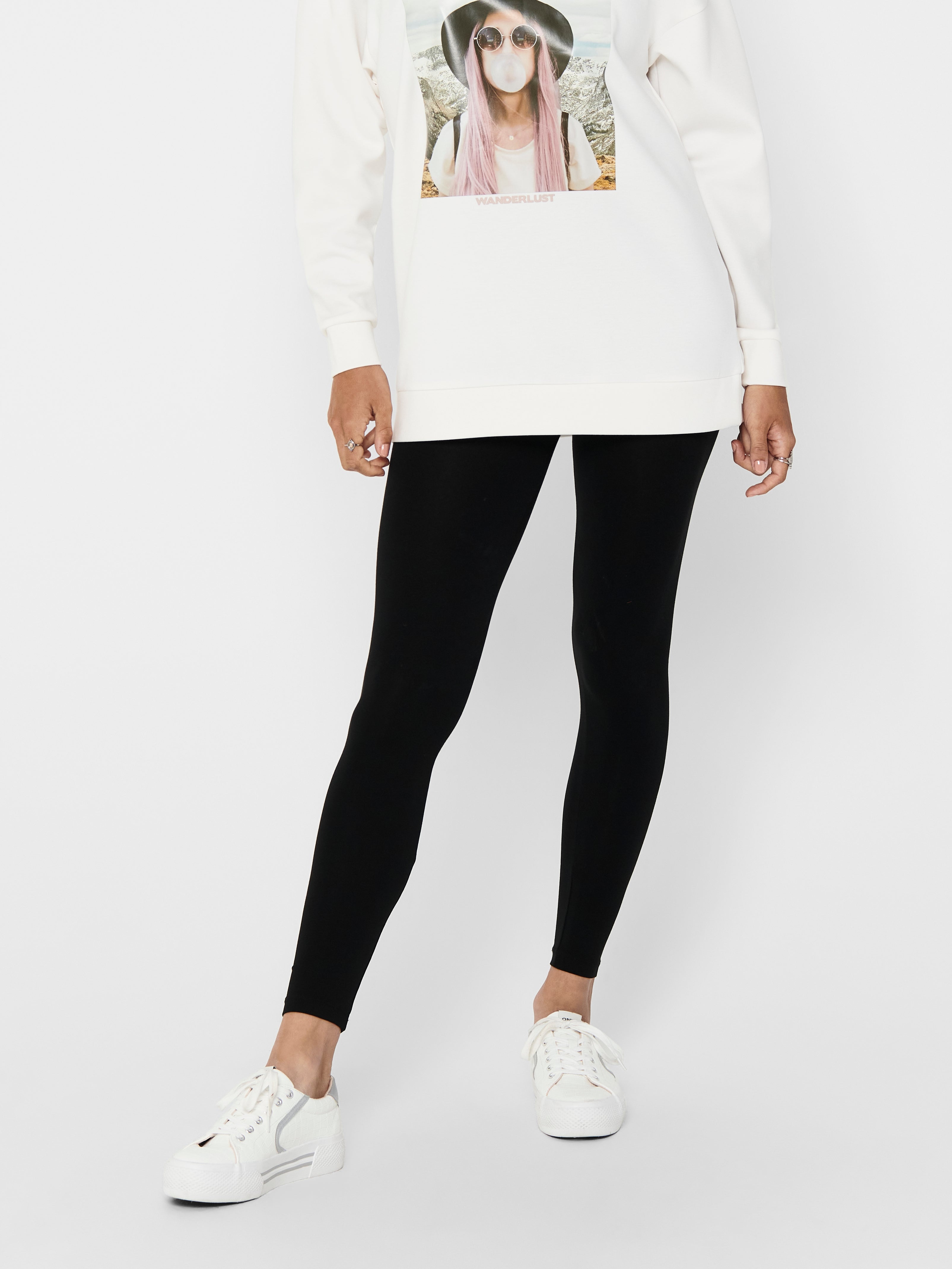 ONLLIVE Hohe Taille Slim Fit Leggings Black