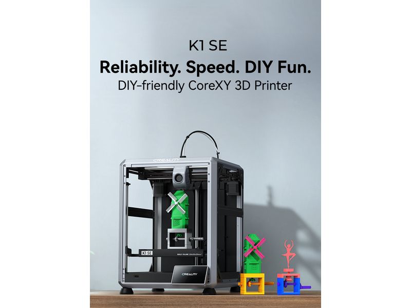 Creality 3D-Drucker K1 SE 3D-Drucker mit 600 mm/s Geschwindigkeit