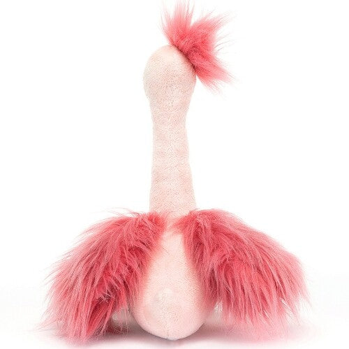 Jellycat knuffelstruisvogel fou fou - 20 cm