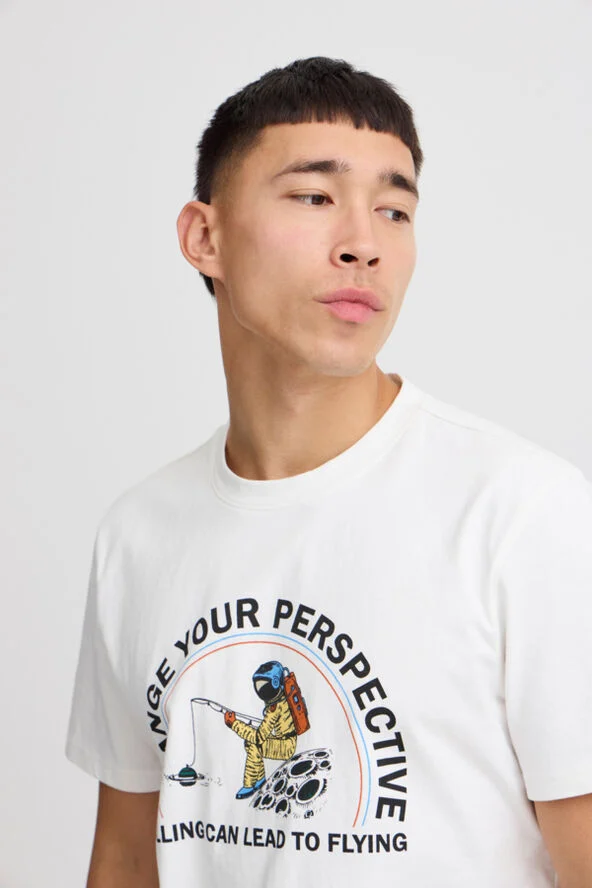 Blend Tee White astronaut