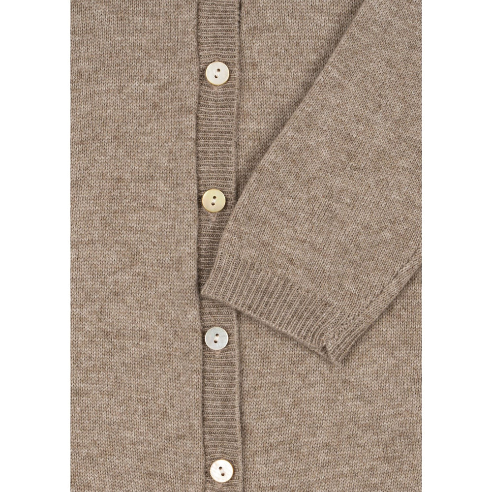 Køb Konges Sløjd Light Brown Mattou Strik Onesie