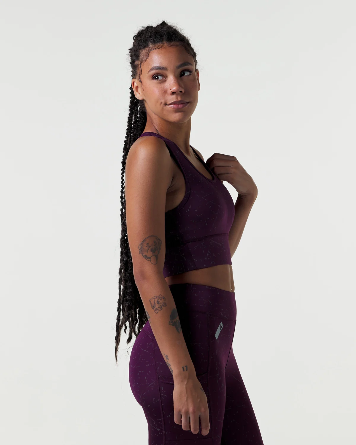 LEVITY Zodiac Reflective Bra Optic Stardust