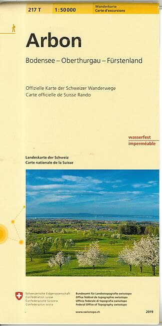 BUNDESAMT - 217T ARBON ECHELLE 1 50 000