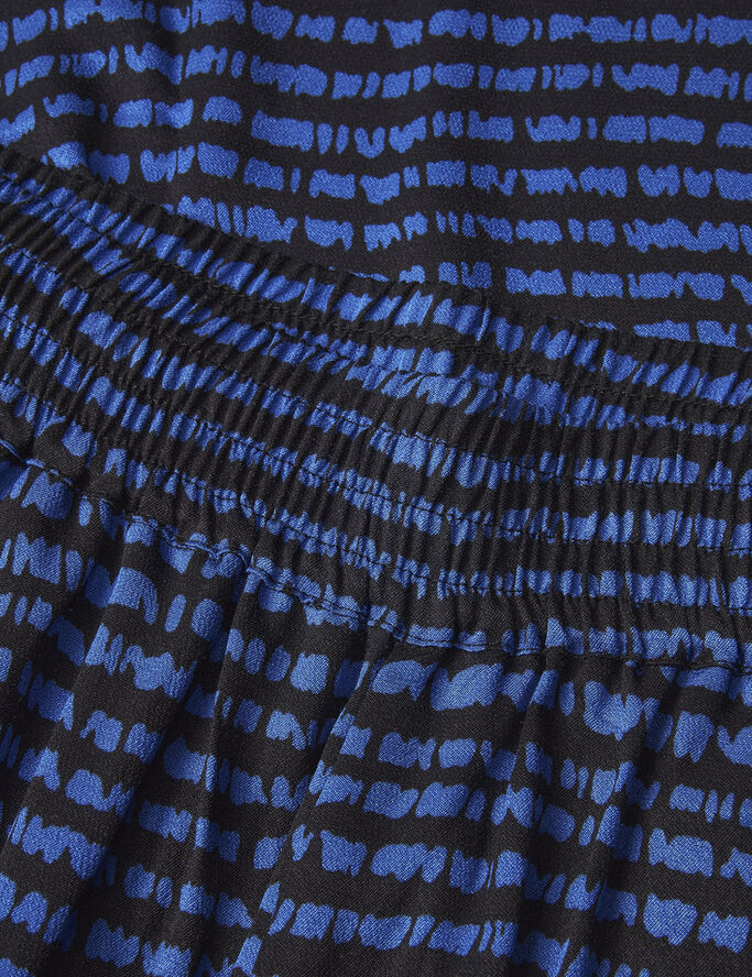 Mads Nørgaard - Copenhagen Star Sonie Pants AOP Blå med print